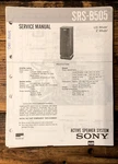 Sony SRS-B505 Speaker Service Manual *original*. Fixed Price $14.97.