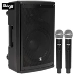 Stagg 12" 150W Bluetooth Battery Powered Active Speaker With Microphone AS12B Us. Fixed Price $359.99.