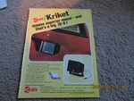 Kriket KC-3035 Mobile Speaker Ad Afs Pg Original 8 X 11". Fixed Price $7.50.