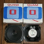 Vintage Quam Square Speaker 4IN 4C25Z8K With Original Box Set Of. Fixed Price $29.99.