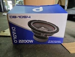 Diablo DB-10S4 V2 10" Single Ohm Voice Coil 2" Svc Car Audio Subwoofer Bocina. Fixed Price $69.98.