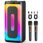Jyx Bluetooth Karaoke Machine With 2 Wireless Mics Led Rechargeable Speaker - Us. Fixed Price $59.99.