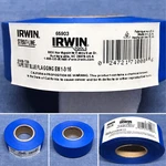 Qty (1) Roll Irwin #65903 Straight-line Blue Tape 300' Flagging 1-3/16 EMB-729. Fixed Price $8.00.