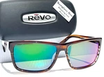 New Revo Winston Shiny Brown Horn Polarized Green Lens Sunglass 1242 Gn. Fixed Price $188.88.