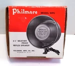Philmore WP5 Weatherproof Reflex Speaker 5-3/4" Vintage Nos New Box. Fixed Price $19.73.