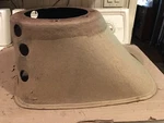 Speaker Cover Off Silvertone Radio Model 4735 , Made Out Cardboard Used. Fixed Price $20.00.