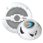 Boss Audio 6.5" Round White Marine Speakers #MR60W. Fixed Price $72.59.