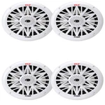 4X Pyle PLMR692 6X9" 260 Watt Max Power Way Full Range Marine White Speakers. Fixed Price $130.49.