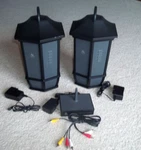 Acoustic Research Speakers WS2PK63 Lantern Black W/transmitter+adapters. Fixed Price $81.99.