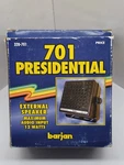 Barjan 320-701 Presidential External Cb Speaker In Box. Fixed Price $16.63.