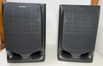 Sony Model SS-H605 Bookshelf Speakers Three Way Black Ohm. Fixed Price $69.99.