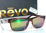 New Revo Winston Shiny Brown Horn Polarized Green Lens Sunglass 1245 Gn. Fixed Price $188.88.