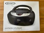 Excellent Jensen CD-475 Portable Player With Am/fm Stereo Radio Works Great. Fixed Price $15.95.