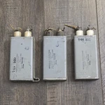 General Electric Capacitor 23F221 Pyranol Lot Of 4UF 1000V Dc. Fixed Price $44.95.