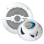 Boss Audio 6.5" Round Speakers - White Pair (MR60). Fixed Price $63.99.