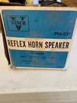 Vancouver Reflex Horn Speaker PH-5P 5-INCH. Fixed Price $20.00.
