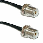 LMR240UF Silver SO239 Uhf Female Bulkhead On Both Ends Coax Rf Cable Usa Lot. Fixed Price $56.75.