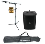 Rockville Titan One Pro Rechargeable Street Performance Speaker+mic+tablet Stand. Fixed Price $280.95.