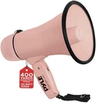 Pyle 20W Megaphone Bullhorn - Portable, Automatic Siren & Adjustable Pink. Fixed Price $35.99.