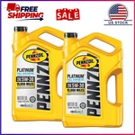 2 Pack, Pennzoil Platinum Full Synthetic 5W-30 Motor Oil, Quart. Fixed Price $49.90.