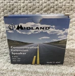 Midland Model 21-404 Extension Speaker Cb Ham Radio 8 Ohms, 6 Watts Max. Fixed Price $17.25.