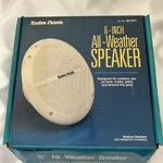 Vintage Radio Shack 6 All-weather Speaker 40-1371 Boat Trailer Patio Pool Nib. Fixed Price $19.36.