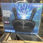 Supersonic Bluetooth Speaker With 2 Microphones And Disco Lights Free Ship. Fixed Price $85.42.