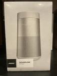 New Bose Soundlink Revolve Portable Bluetooth Speaker Lux Gray Sealed. Fixed Price $185.00.