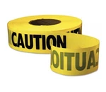 Empire Barricade Tape "caution" Text 3" 1000FT Yellow/black 771001. Fixed Price $7.00.