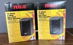 New Pair Rca 2 Way Die Cast Mini Speakers Pro X33AV 40-5000 Nos 15 Watt. Fixed Price $63.90.