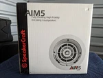 Speakercraft AIM5 One 5" Fully Pivoting Hifi In-ceiling White ASM82511-1. Fixed Price $52.00.