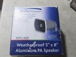 Speco SPC15R 25 Watt Weather-resistant Aluminum P.a. Speaker. Fixed Price $35.00.