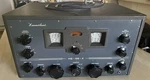 Hammarlund HQ-129-X Receiver With Elite Custom Dust Cover. Fixed Price $230.00.