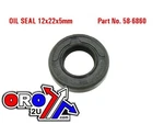 Oil Seal 12X22X5 09285-12002, Tc 09285-12006 Fits Suzuki, 93102-12321-00, 22-245. Fixed Price $14.56.