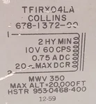 Chicago Transformer Filter Choke Hy 0.75 Adc 20 / Collins. Fixed Price $69.00.