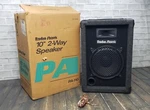 Radio Shack Cat No. 40-1416 PA-110 10" 2-WAY Speaker 8OHMS 75 Watts Rms 150. Fixed Price $74.99.