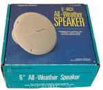 New Box Realistic 6 Inch All-weather Marine Two-way Speaker #40-1371. Fixed Price $24.99.