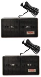 2 Lot Diesel 360-16 Visor Mount Extension External Speakers For Cb Radio. Fixed Price $32.95.