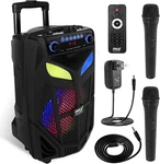 Pyle 10" Portable Speaker Bluetooth Multi-color Led Party Lights Fm Radio. Fixed Price $144.99.