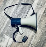 Radio Shack Power Horn Megaphone 10 Watt Handheld Microphone 32-2038A Tested. Fixed Price $45.00.