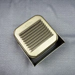 Vintage Misco Gold Red Line MS3B Mini Metal Communications Speaker Untested. Fixed Price $8.99.