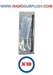 10 X Motorola PMAE4016A Uhf Whip Antenna For CP200D 403-520MHZ. Fixed Price $100.00.