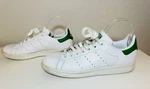 Adidas Stan Smith White Green Leather Low Top Sneakers Shoes Women's 8.5. Fixed Price $39.00.