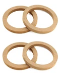 Qwork Wooden Speaker Spacer Rings, 4 Pcs 6.5" Car Mdf Pack,. Fixed Price $14.49.