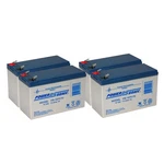 Power-sonic 12V, 7AH, F2 Replaces Amplivox SW915-L Portable System 4 Pack. Fixed Price $79.99.