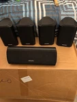 Phillips Surround Sound Speakers & Sub Woofer. Fixed Price $27.99.