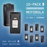 10X Li 2500MAH Round Battery For Motorola Radio NNTN4497 4970, CP200 Xls, EP450. Fixed Price $218.40.