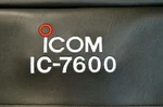 Icom IC-7600 Signature Series Ham Radio Amateur Dust Cover. Fixed Price $32.00.