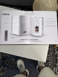 Ihome Outdoor Speakers Audio IHSI-W400BT-PR-WHT Waterproof Mountable New,read. Fixed Price $60.00.