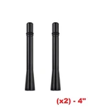 4" 2-PACK Short Black Am/fm/xm/cb Mast Antennas For Honda Goldwing GL1800 01-18. Fixed Price $20.90.